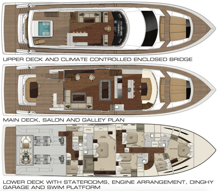 viking-93-layout | 93 Motor Yacht
