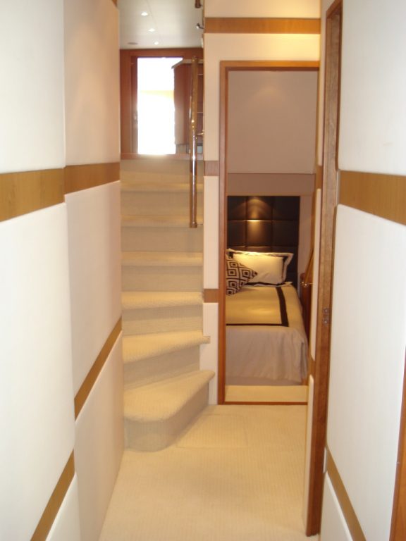 companionway looking aft | Cleman